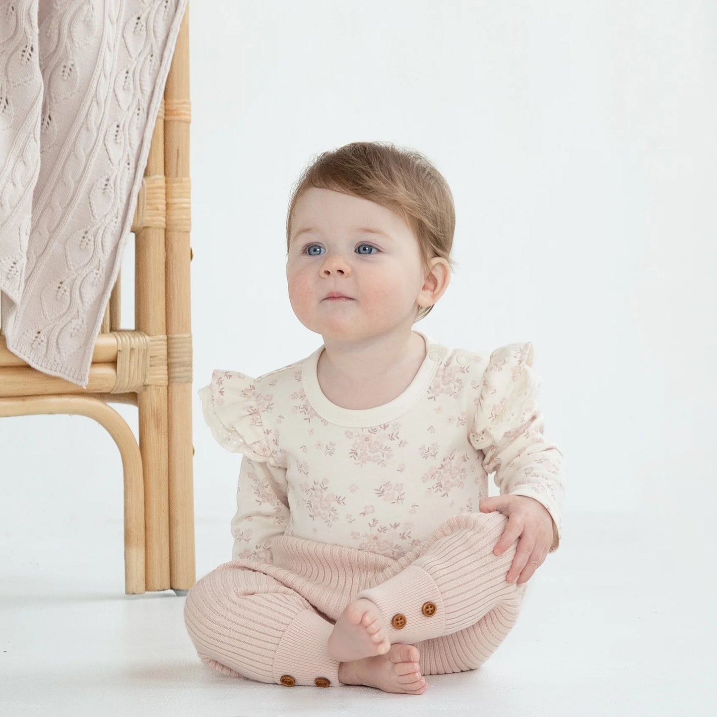 Aster & Oak Blush Knit Legging