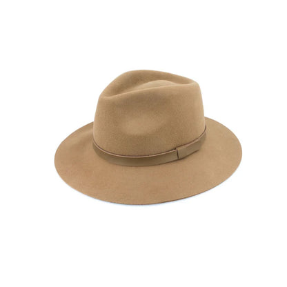 Thredbo Wool Felt Fedora | Camel