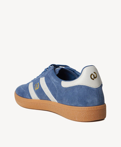 Goodsole 2001 Parallel - Peacock Blue Suede/ Bone Leather