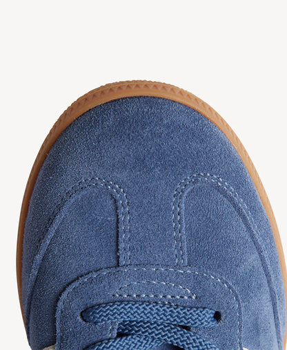 Goodsole 2001 Parallel - Peacock Blue Suede/ Bone Leather