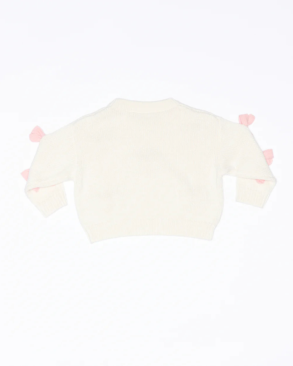 Bow Knit Jumper - Cream