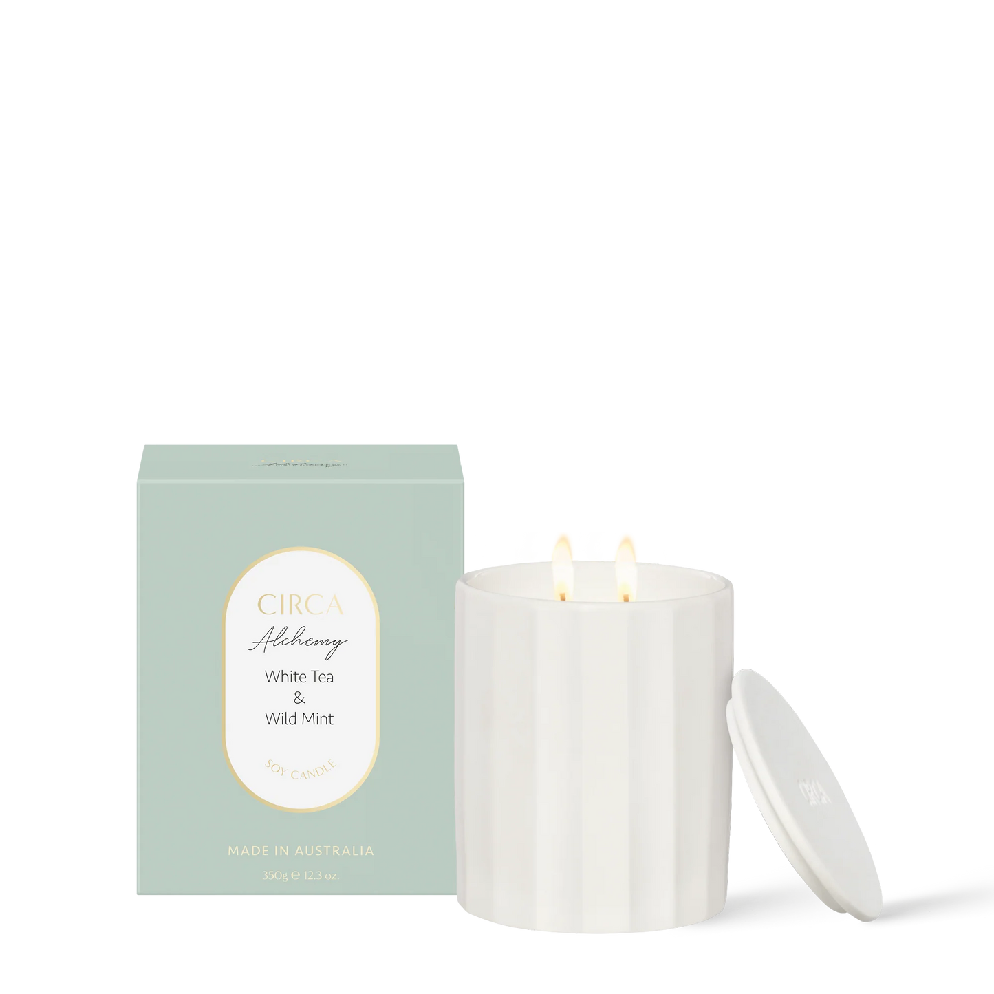 Circa Home White Tea & Wild Mint Candle 350g