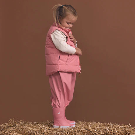Crywolf Reversible Eco-Vest - Rose Gingham