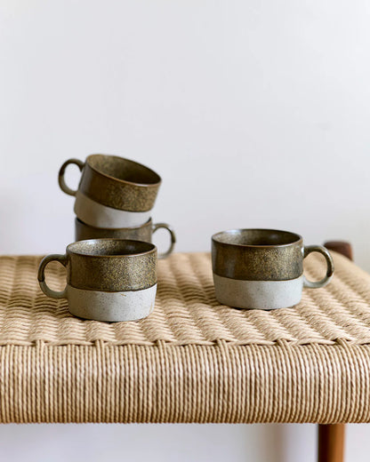 Mineral Mugs Set of 4 | Copper
