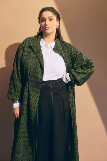 ELK Mitte Coat - Portus Print