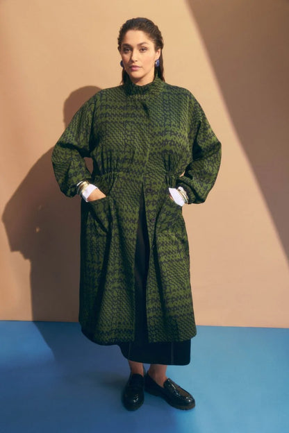 ELK Mitte Coat - Portus Print