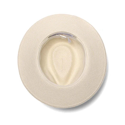 Chicago Golf Fedora - Ivory/Black