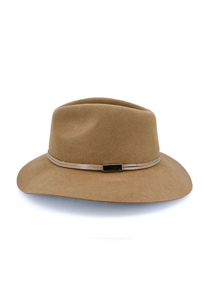 Thorburn Wool Felt Fedora - Chocolate