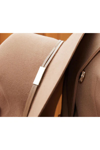 Thorburn Wool Felt Fedora - Chocolate