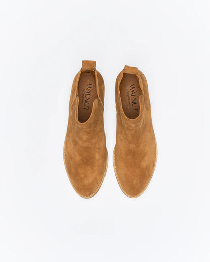 Douglas Leather Boot - Tan Suede