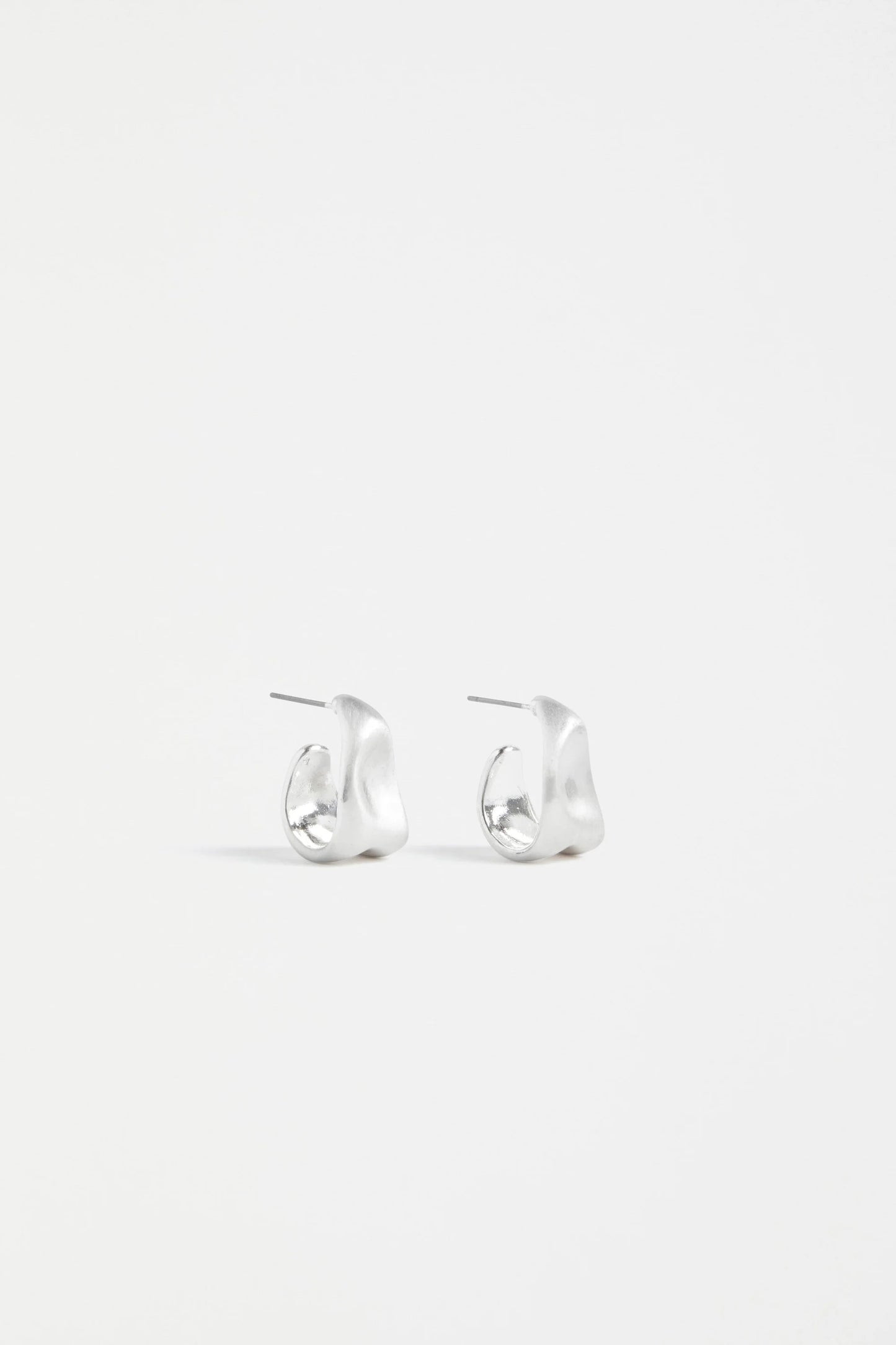 Elk Feven Small Hoop Earring - Silver
