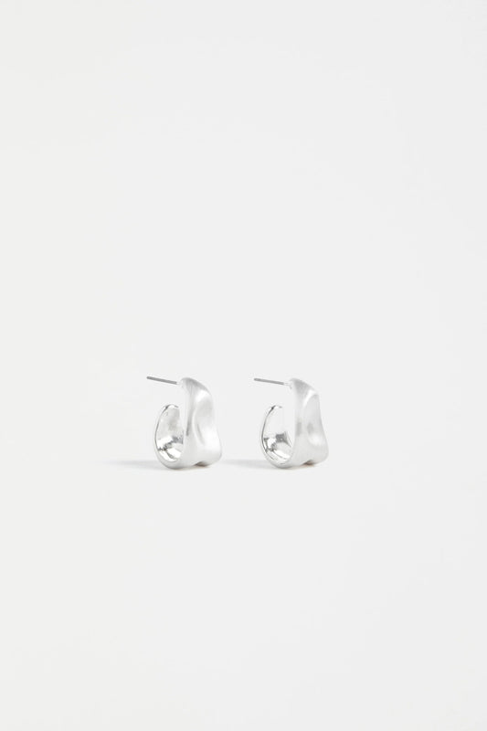Elk Feven Small Hoop Earring - Silver