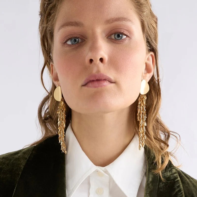 ELK Taalmo Drop Earrings - Gold