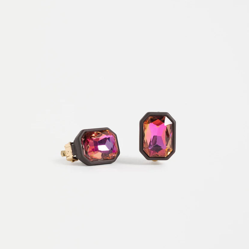 Elk Jule Clip-On Earring - Magenta