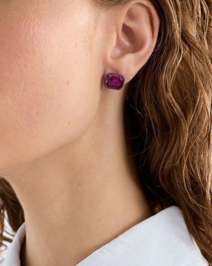 ELK Jule Mini Stud Earring - Fuschia