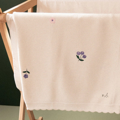 Fern Baby Blanket - Berry Garden