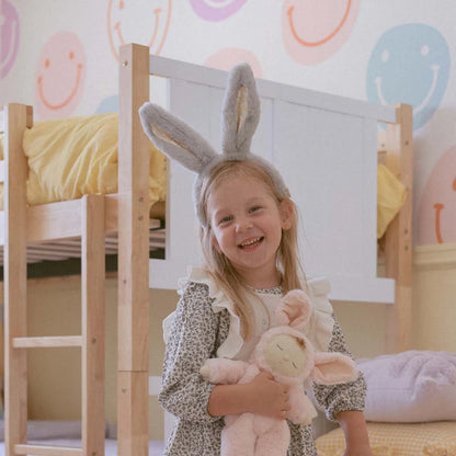 Fluffle Bunny Ear Headband | Smoke
