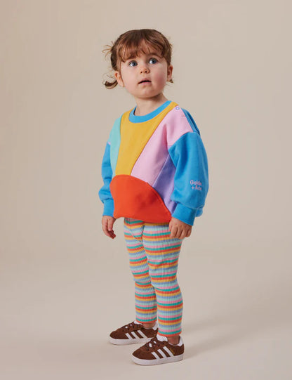 Goldie + Ace Rib Leggings | Candy Stripe