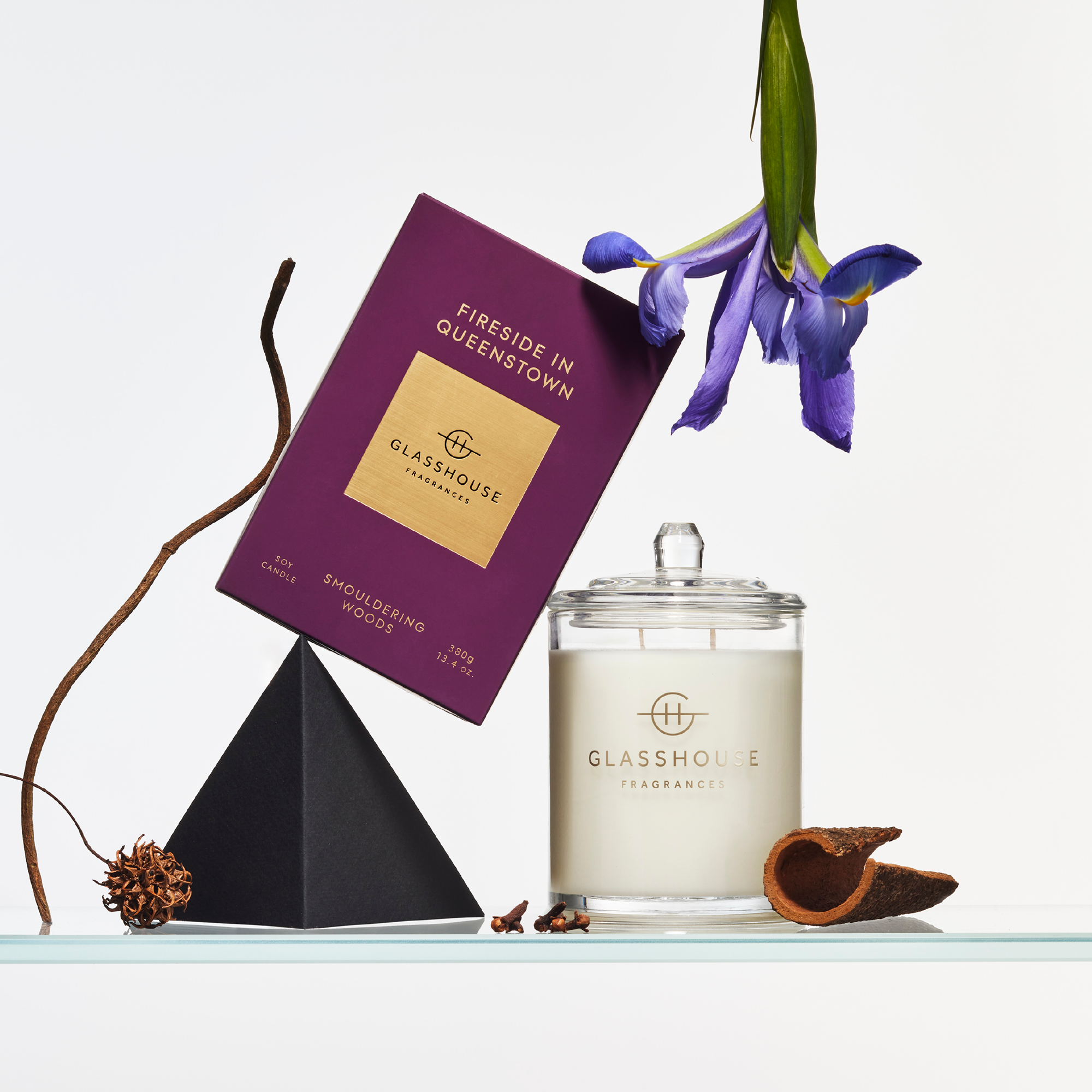 Glasshouse Fireside in Queenstown - Candle 380g