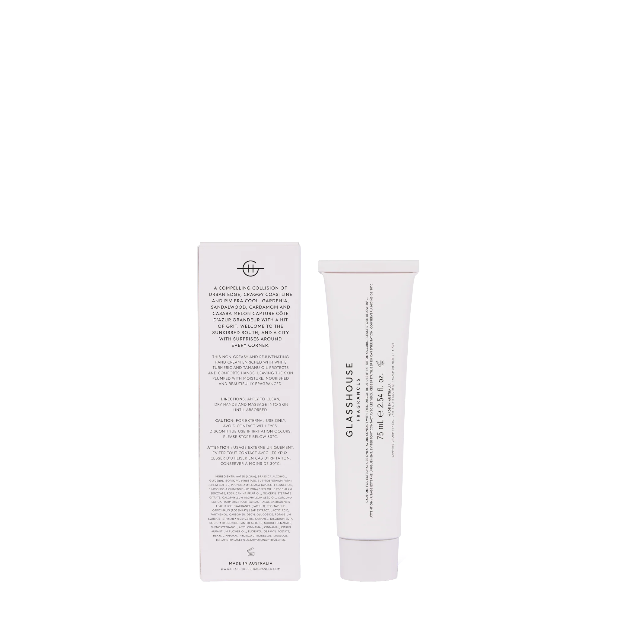 Glasshouse Marseille Memoir | 75mL Hand Cream