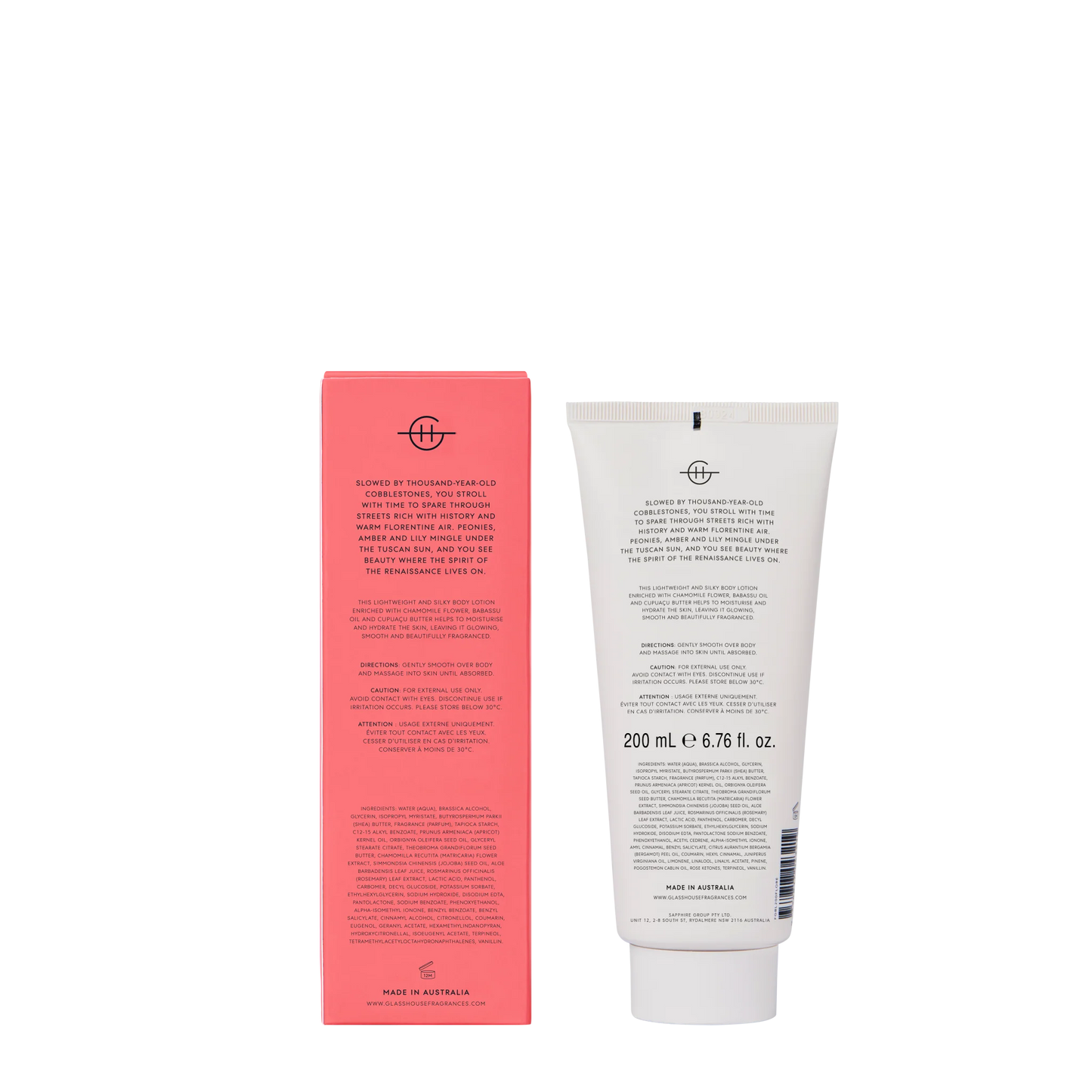 Glasshouse Forever Florence Body Lotion - 200mL