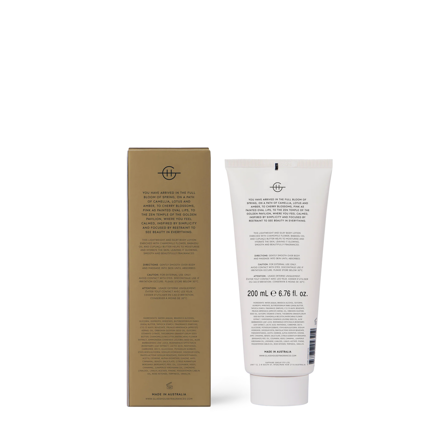 Glasshouse Kyoto In Bloom Body Lotion - 200mL