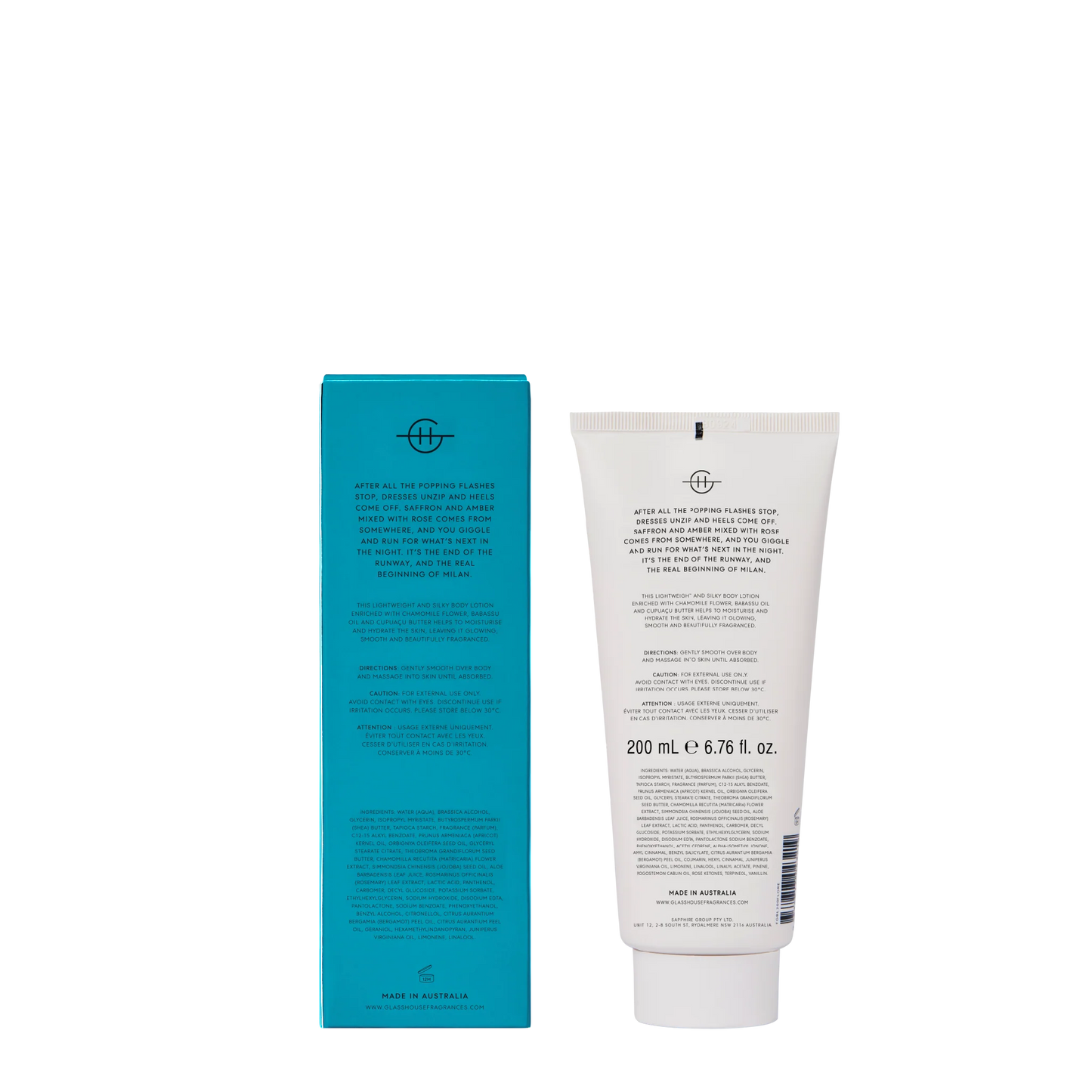 Glasshouse Midnight In Milan Body Lotion - 200mL