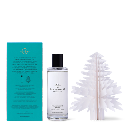 Glasshouse Breathtaking Banff 150mL Interior Fragrance & Paper Diffuser