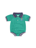 Huxbaby Collegiate Hux Pique Polo Romper