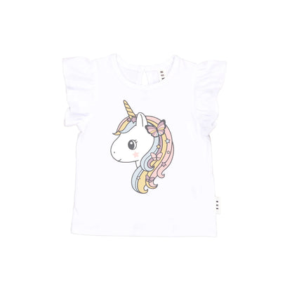 Huxbaby Mystic Unicorn T-Shirt | White