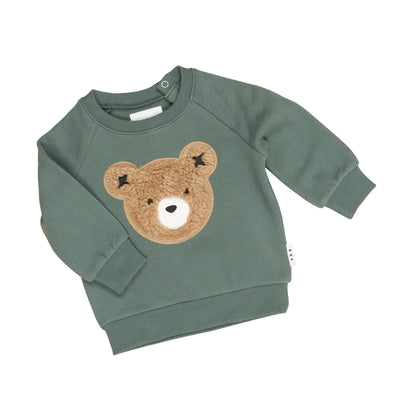 Huxbaby Furry Huxbear Sweatshirt | Spruce