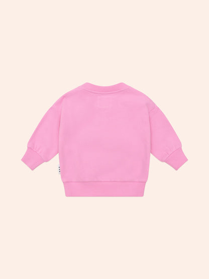 Huxbaby Fuschia Furry Huxbear Sweatshirt
