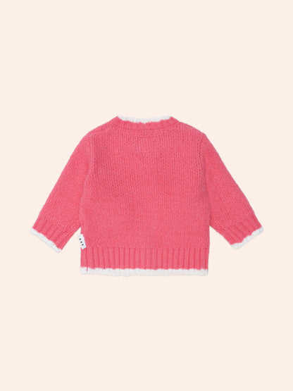 Huxbaby Crochet Bow Cardi