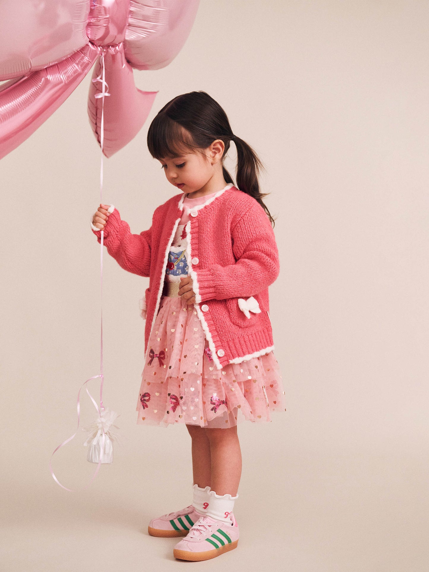 Huxbaby Crochet Bow Cardi