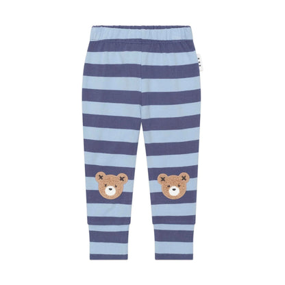 Huxbaby Furry Hux Bear Blue Stripe Legging