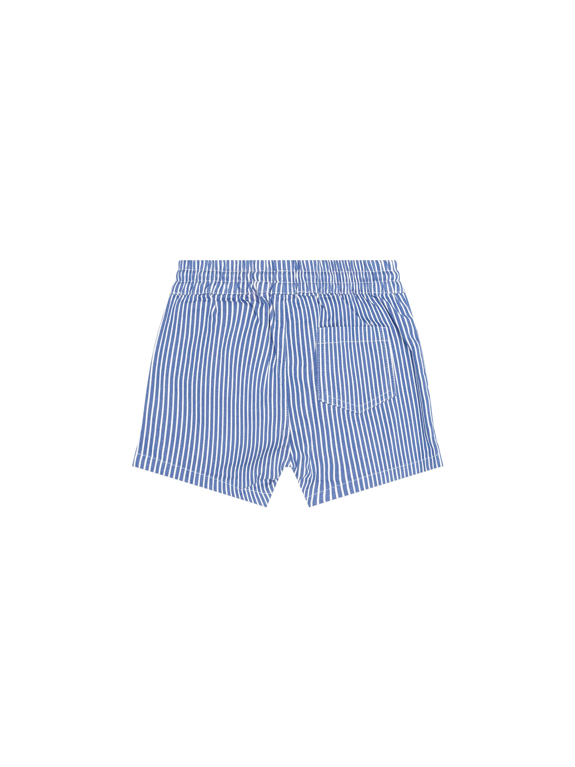 Huxbaby Cobalt Stripe Drawcord Short
