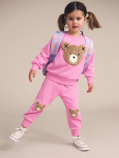 Huxbaby Fuschia Furry Huxbear Track Pant
