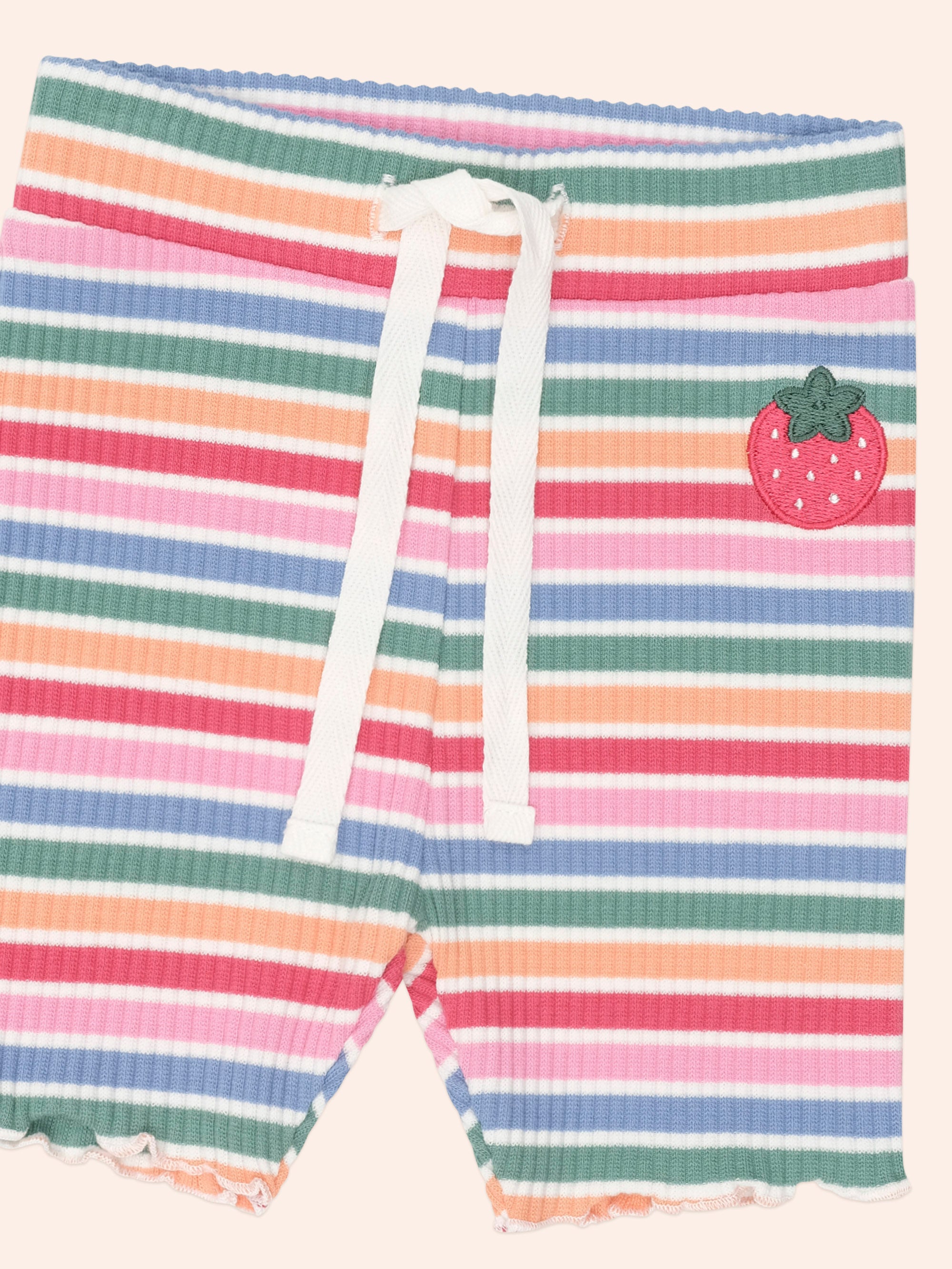 Huxbaby Tutti Frutti Stripe Bike Short