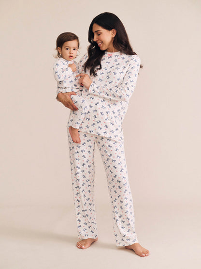 Huxbaby Womens Long Sleeve Pj Set
