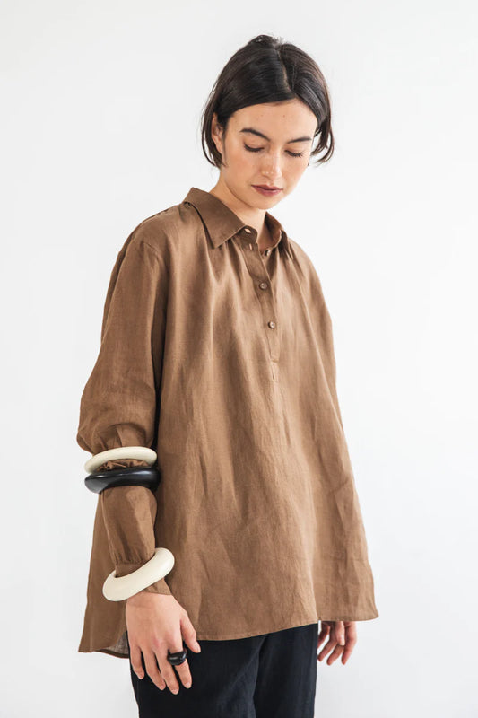 Eva's Sunday Theodora Shirt - Cinnamon
