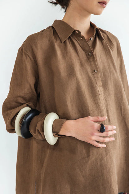 Eva's Sunday Theodora Shirt - Cinnamon