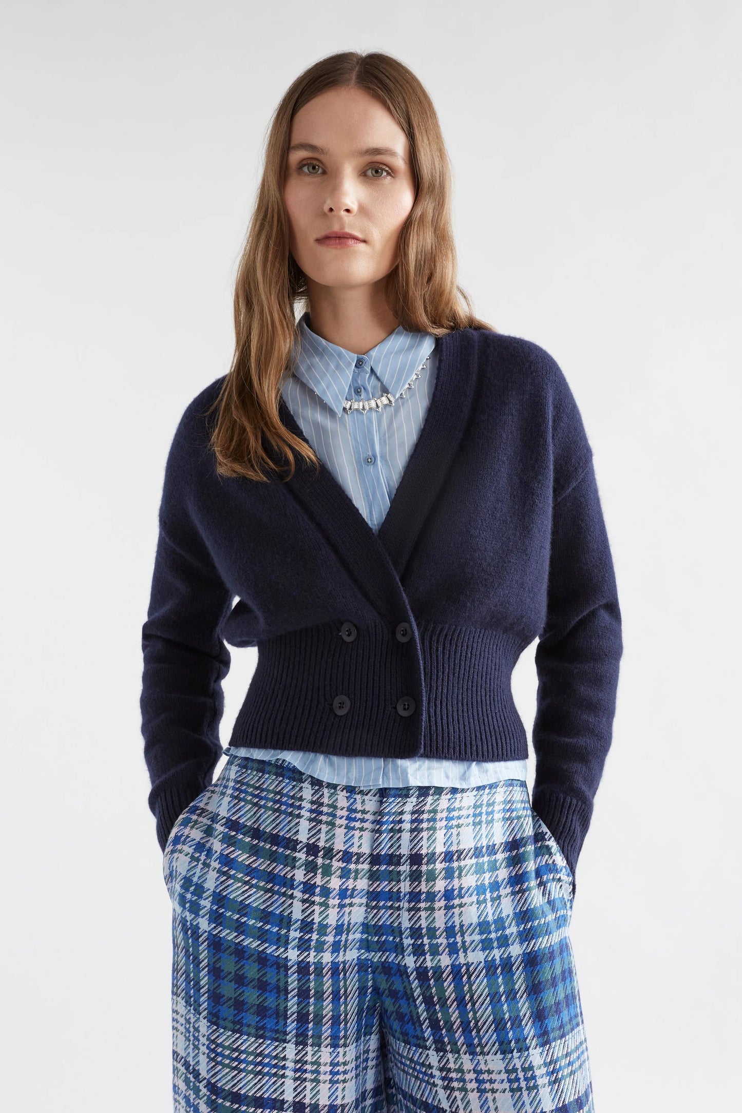 Elk Knytte Cardigan | New Navy