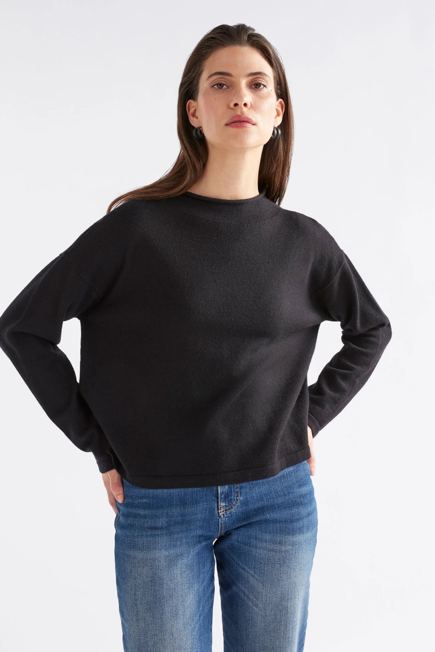 Elk Pirata Merino Sweater - Black
