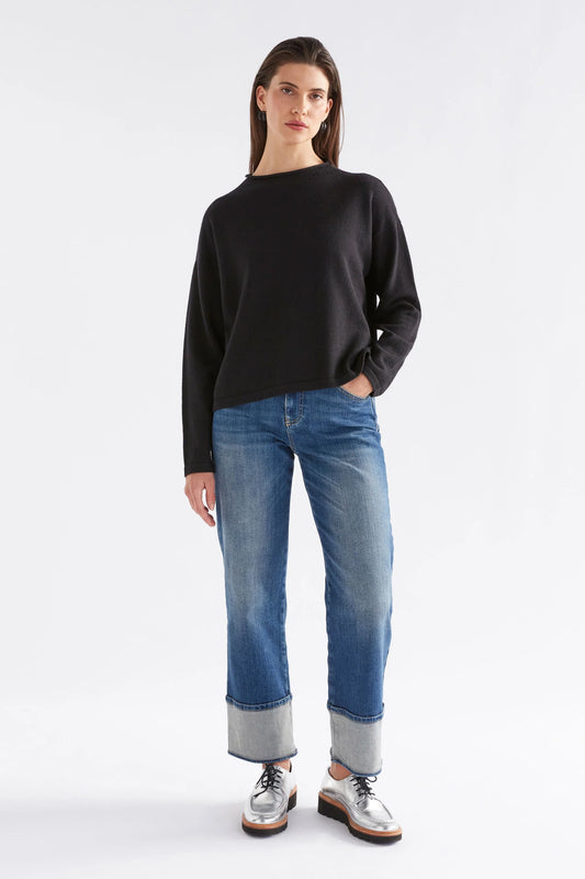 Elk Pirata Merino Sweater - Black