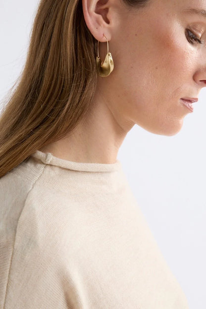 Elk Pirata Merino Sweater - Flax