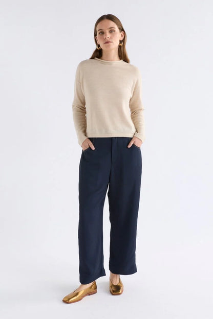 Elk Pirata Merino Sweater - Flax
