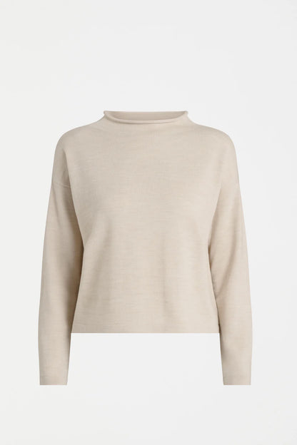 Elk Pirata Merino Sweater - Flax