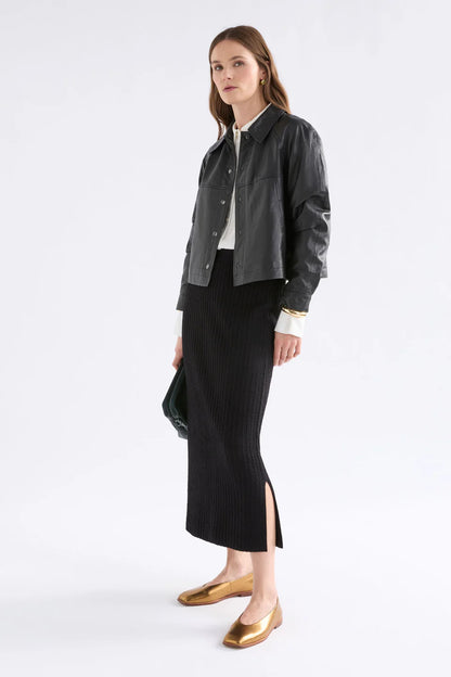 ELK Beim Knit Skirt - Black
