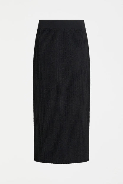 ELK Beim Knit Skirt - Black
