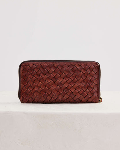 Juju & Co. Large Basque Wallet - Amber